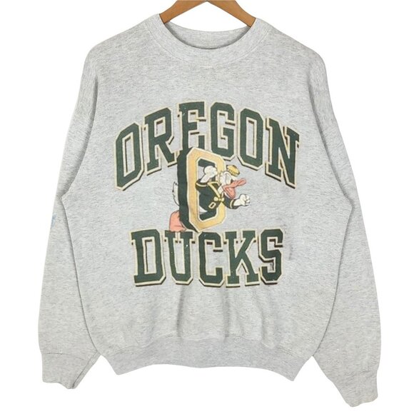Vintage NCAA Oregon Ducks Big Logo Sweatshirt University of Oregon Ducks Shirt - Picture 1 of 2